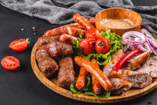 Home made sausages