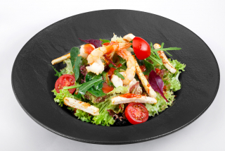Salad with shrimp