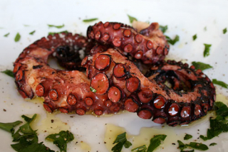 Octopus grill