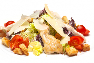Salad “Caesar” with chicken