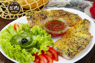 Карп жареный в кукурузной муке