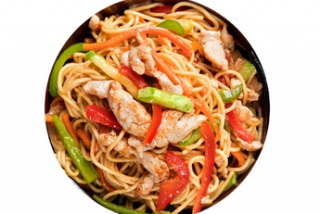 Yakisoba with chicken
