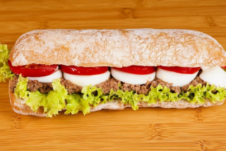 Сэндвич с тунцом и сыром 