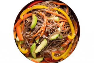 Soba with vegetables