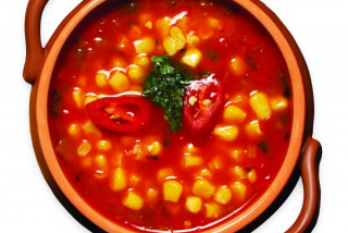 Corn soup (hot)