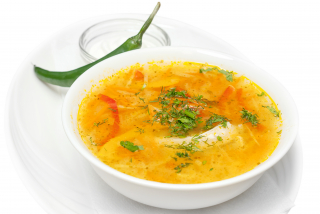 Soup with chicken          